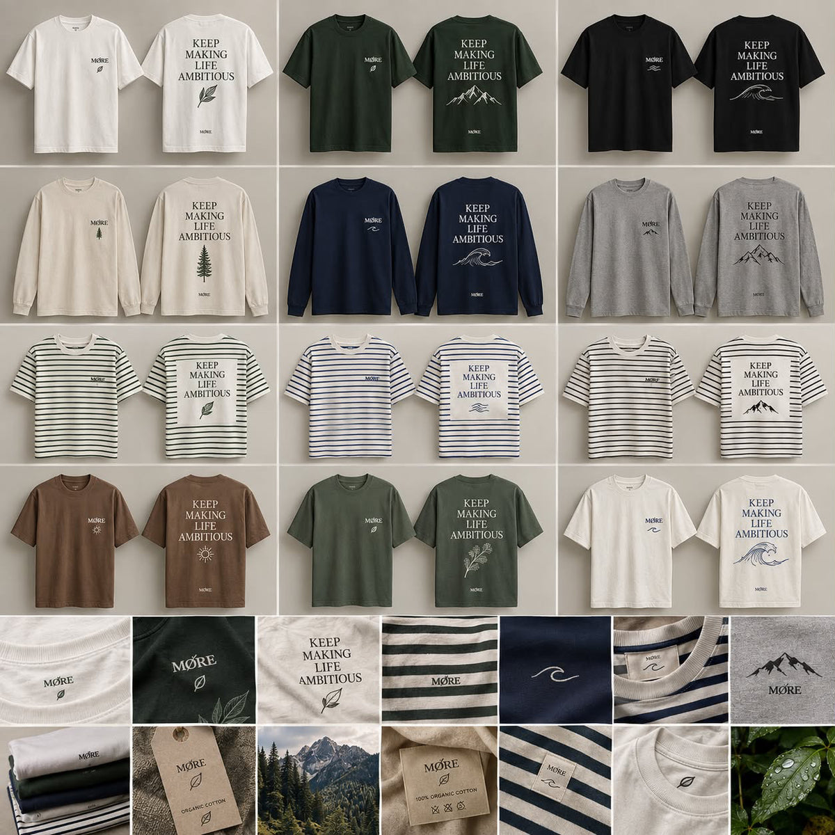 MØRE T-Shirt Manches Courtes